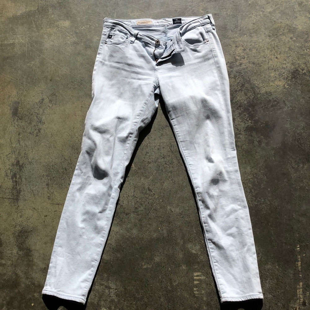 AG jeans light blue leggings ankle sz28R